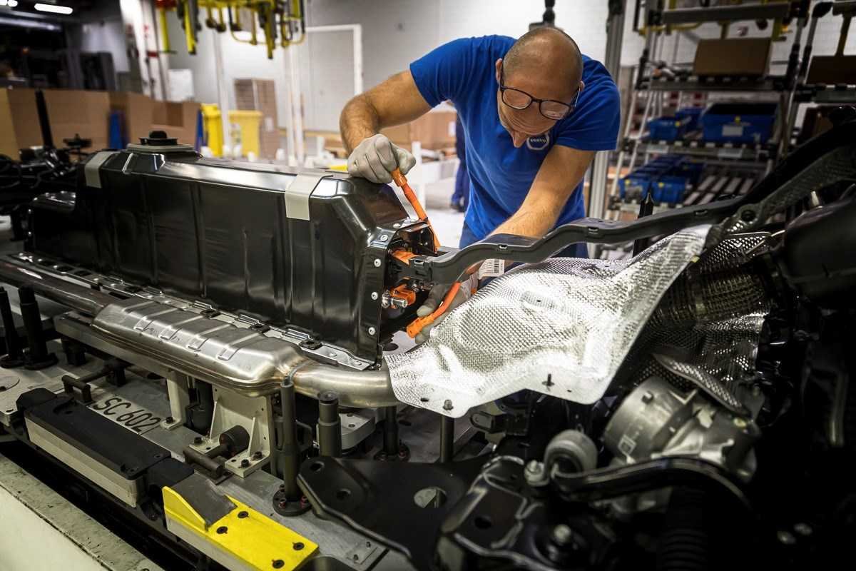 Linia produkcyjna Volvo